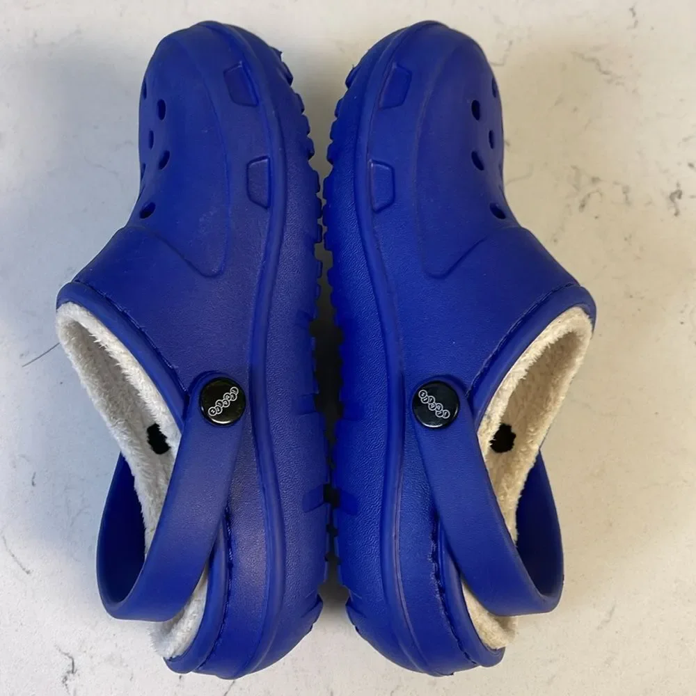 Jibbitz By Crocs Fleece Lined Crocs Royal Blue Size 13 Kids